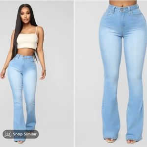 Fashion Nova Jodie High Rise Flare Jeans